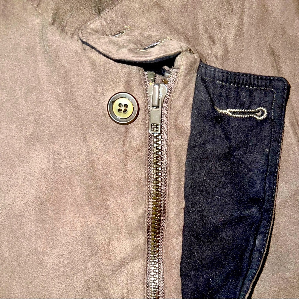 Aberdeen Collection Brown Suede Bomber Jacket - image 8